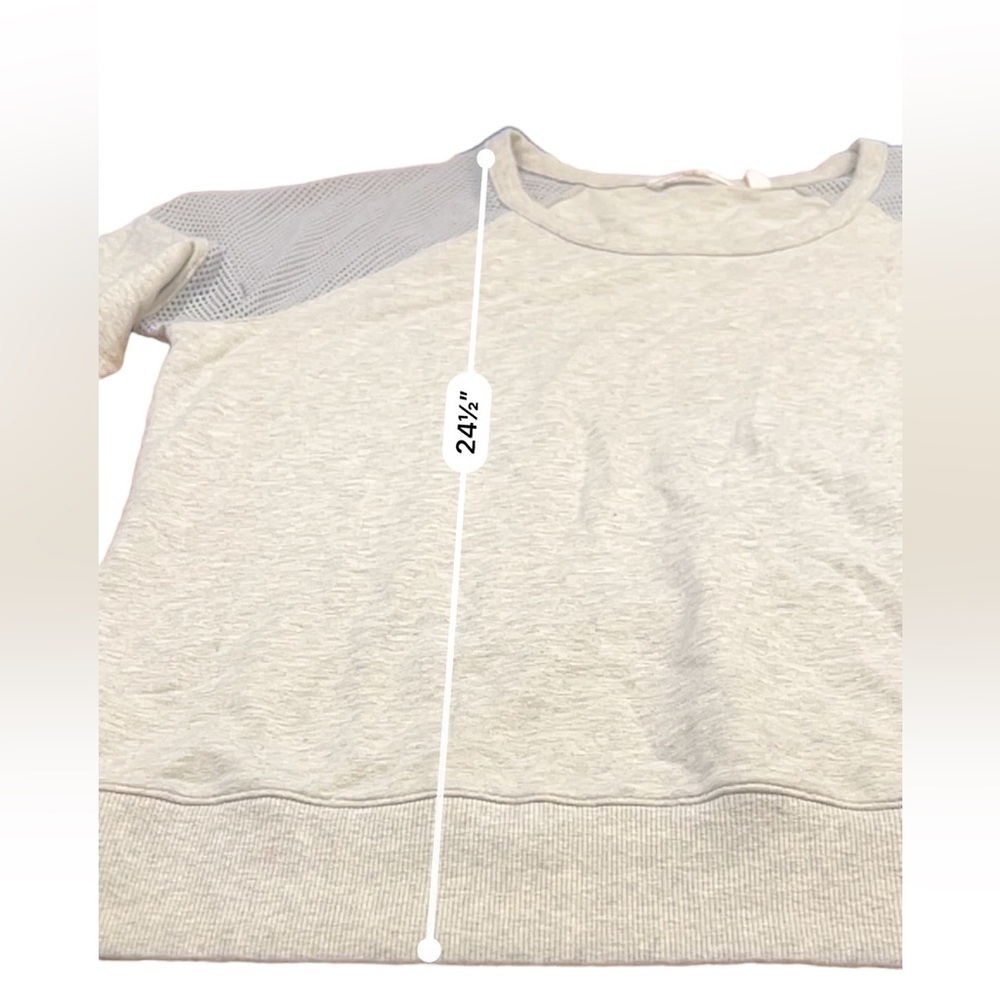 ATHLETA Citytime Sweatshirt Off White Size Extra Large​​​​​​ - Picture 10 of 12